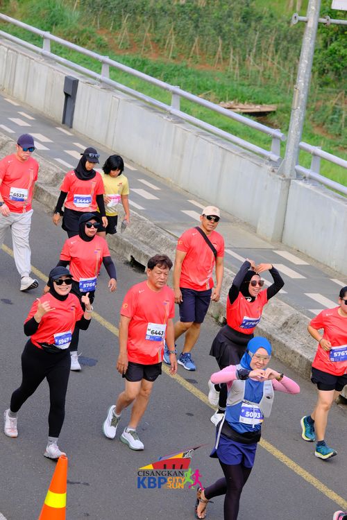Race photo from CISANGKAN KBP CITY RUN 2025