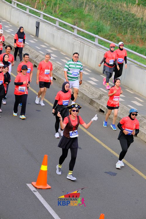 Race photo from CISANGKAN KBP CITY RUN 2025