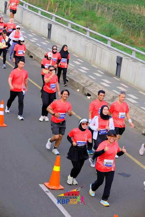 Race photo from CISANGKAN KBP CITY RUN 2025