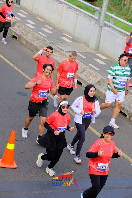 Race photo from CISANGKAN KBP CITY RUN 2025