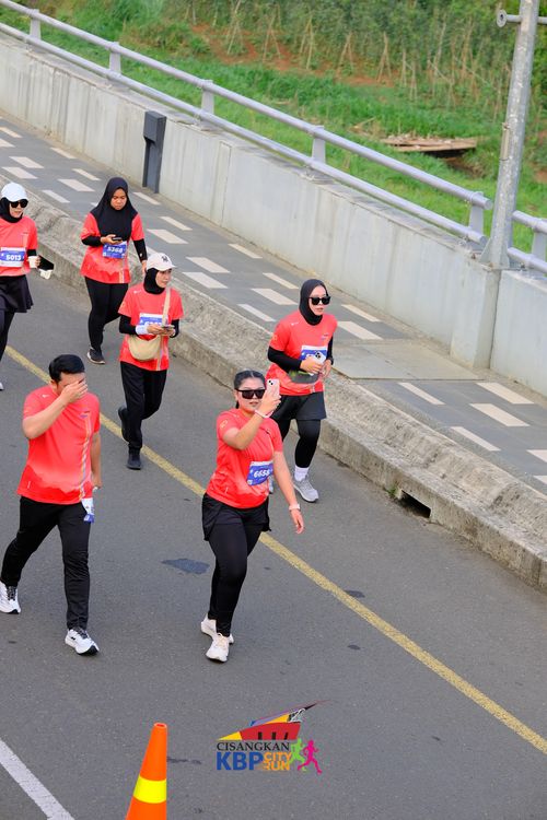 Race photo from CISANGKAN KBP CITY RUN 2025