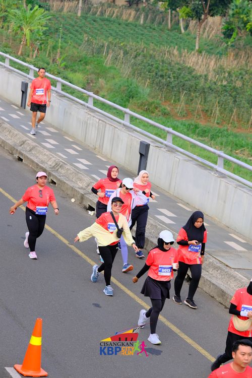 Race photo from CISANGKAN KBP CITY RUN 2025