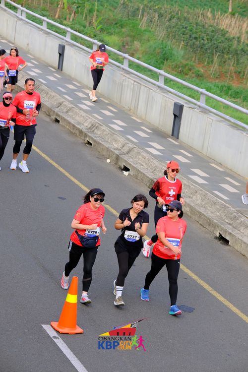 Race photo from CISANGKAN KBP CITY RUN 2025