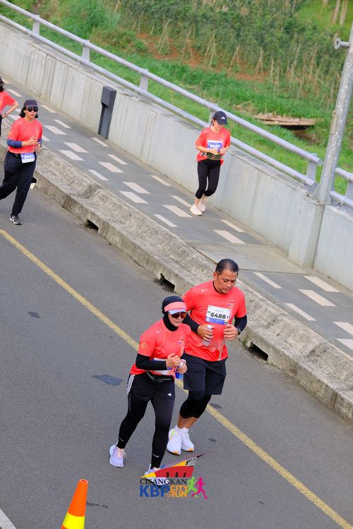 Race photo from CISANGKAN KBP CITY RUN 2025