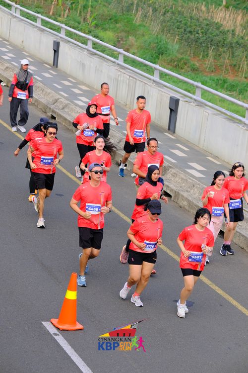 Race photo from CISANGKAN KBP CITY RUN 2025