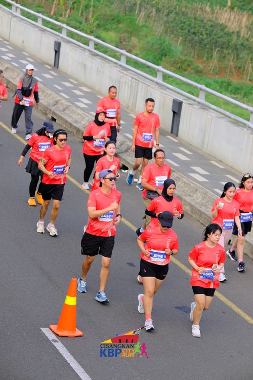 Race photo from CISANGKAN KBP CITY RUN 2025