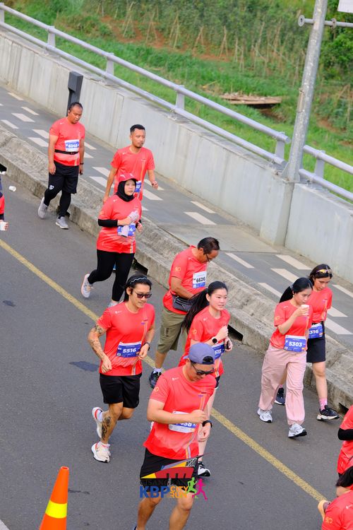 Race photo from CISANGKAN KBP CITY RUN 2025