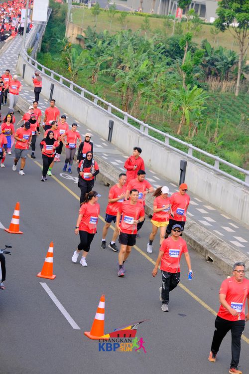 Race photo from CISANGKAN KBP CITY RUN 2025