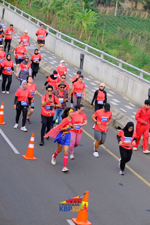 Race photo from CISANGKAN KBP CITY RUN 2025