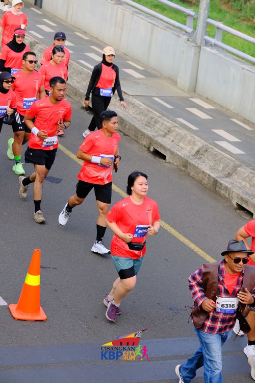 Race photo from CISANGKAN KBP CITY RUN 2025