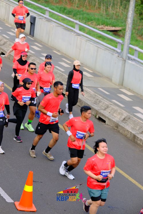Race photo from CISANGKAN KBP CITY RUN 2025
