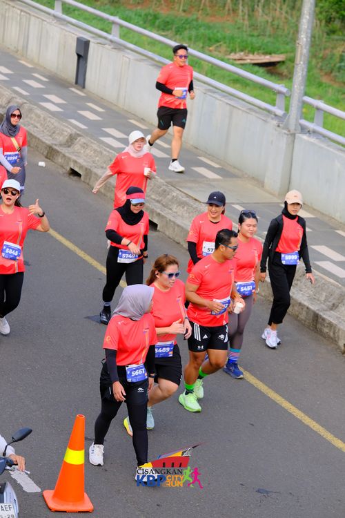 Race photo from CISANGKAN KBP CITY RUN 2025