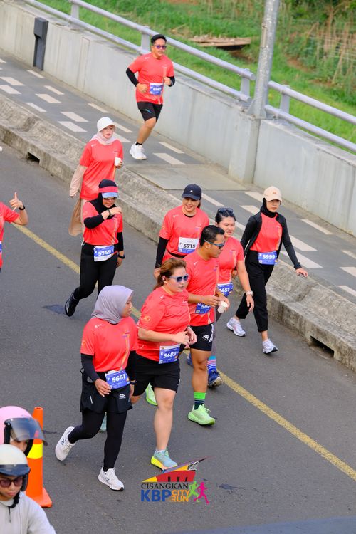 Race photo from CISANGKAN KBP CITY RUN 2025