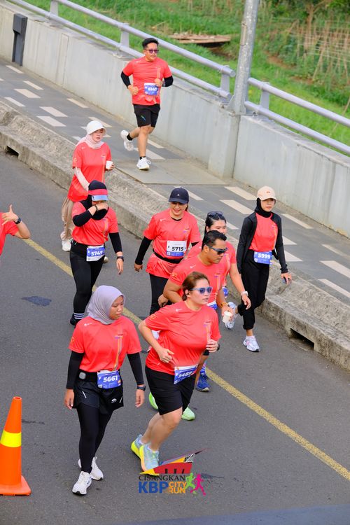 Race photo from CISANGKAN KBP CITY RUN 2025
