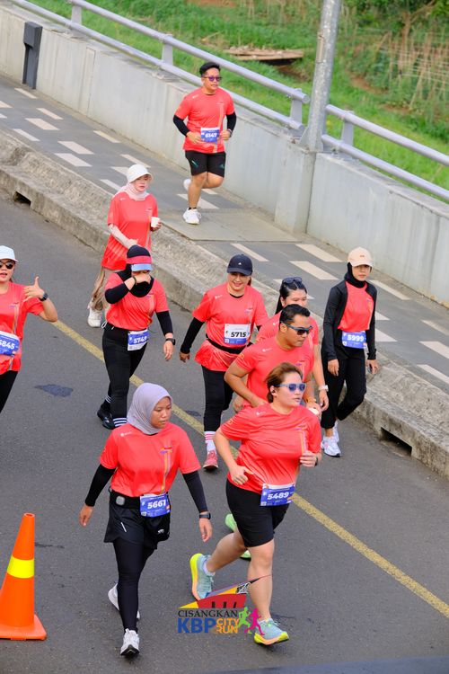 Race photo from CISANGKAN KBP CITY RUN 2025