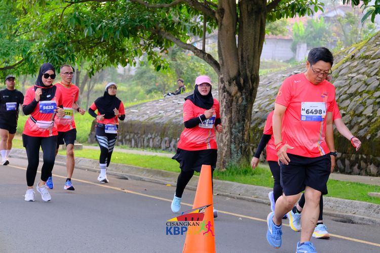 Race photo from CISANGKAN KBP CITY RUN 2025