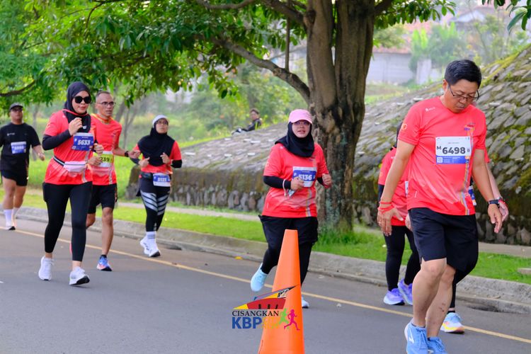 Race photo from CISANGKAN KBP CITY RUN 2025