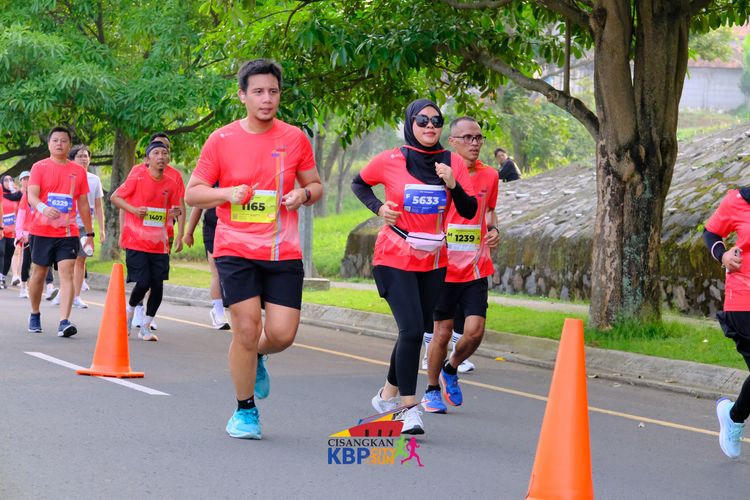 Race photo from CISANGKAN KBP CITY RUN 2025