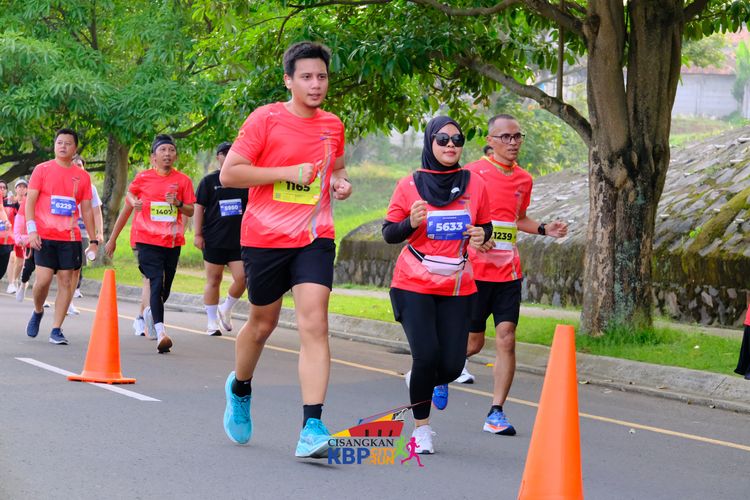 Race photo from CISANGKAN KBP CITY RUN 2025