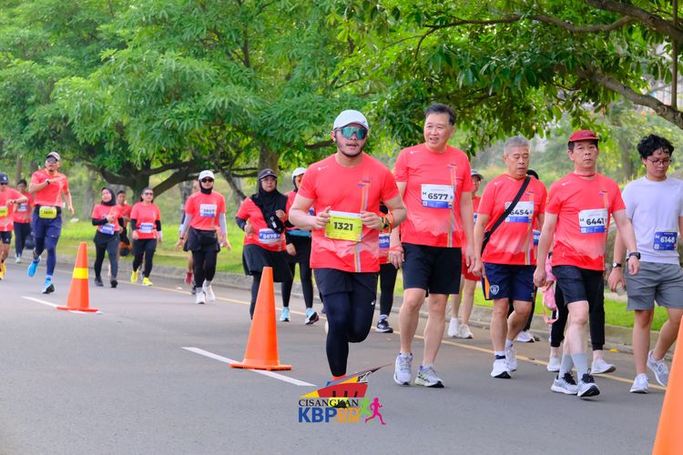 Race photo from CISANGKAN KBP CITY RUN 2025