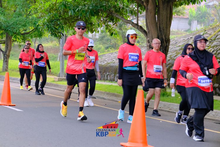 Race photo from CISANGKAN KBP CITY RUN 2025