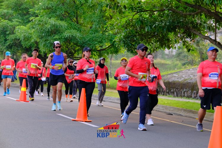 Race photo from CISANGKAN KBP CITY RUN 2025