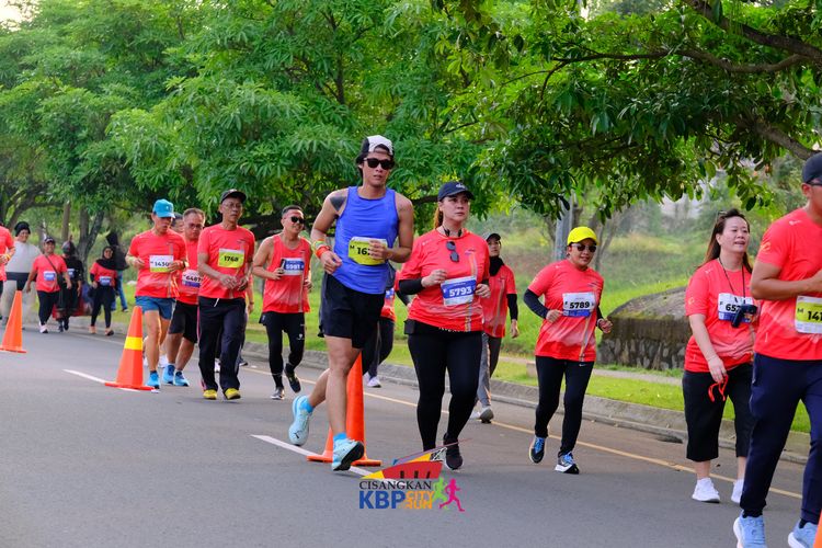 Race photo from CISANGKAN KBP CITY RUN 2025