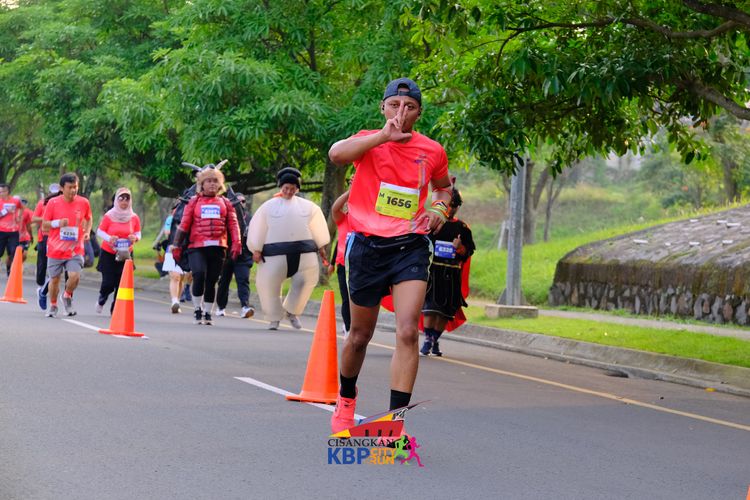 Race photo from CISANGKAN KBP CITY RUN 2025