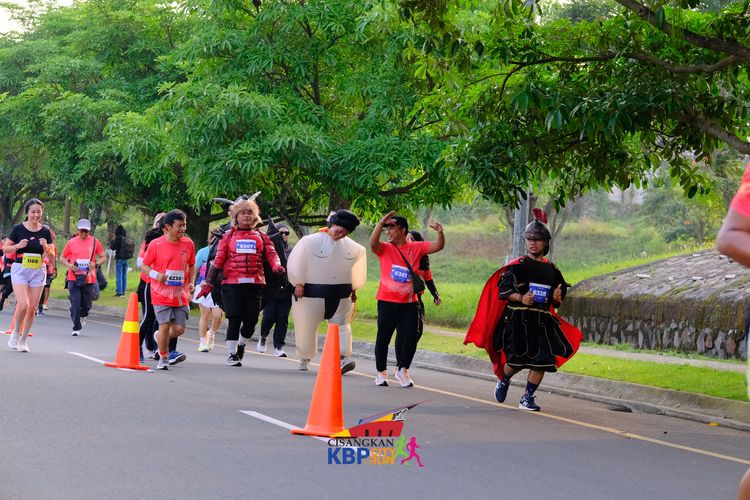 Race photo from CISANGKAN KBP CITY RUN 2025