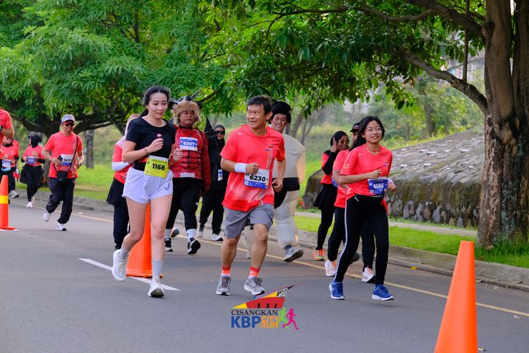 Race photo from CISANGKAN KBP CITY RUN 2025