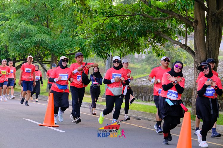 Race photo from CISANGKAN KBP CITY RUN 2025