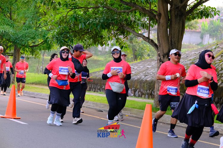 Race photo from CISANGKAN KBP CITY RUN 2025