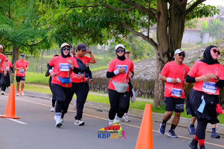 Race photo from CISANGKAN KBP CITY RUN 2025