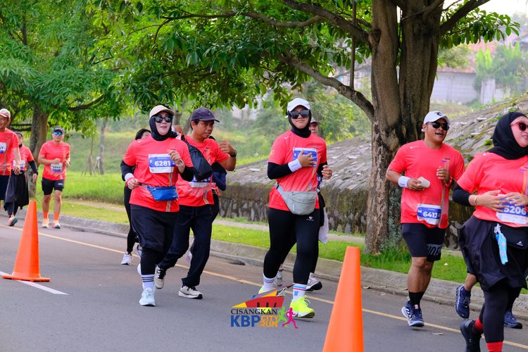 Race photo from CISANGKAN KBP CITY RUN 2025