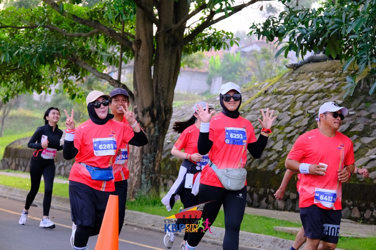Race photo from CISANGKAN KBP CITY RUN 2025