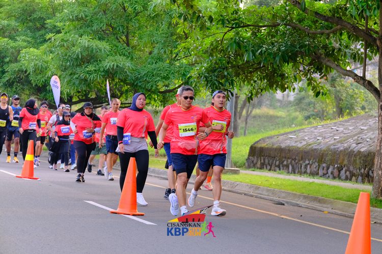 Race photo from CISANGKAN KBP CITY RUN 2025