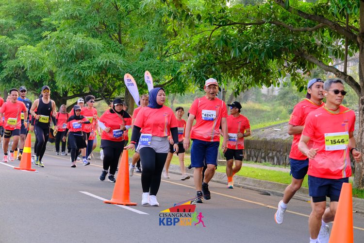 Race photo from CISANGKAN KBP CITY RUN 2025