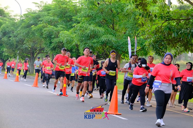 Race photo from CISANGKAN KBP CITY RUN 2025
