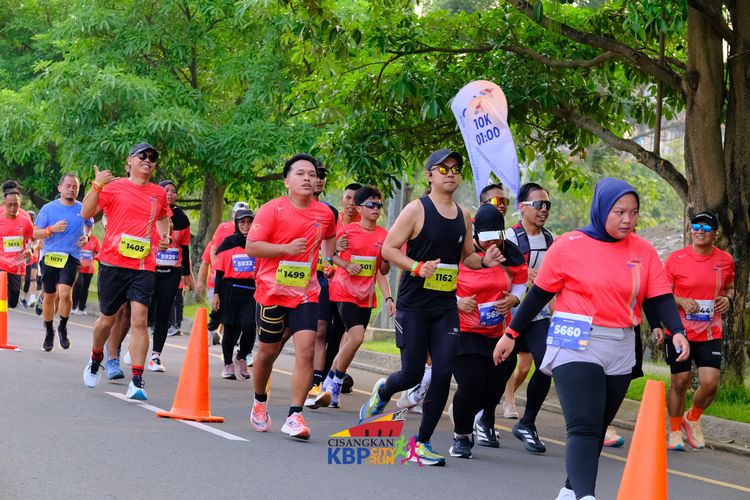 Race photo from CISANGKAN KBP CITY RUN 2025