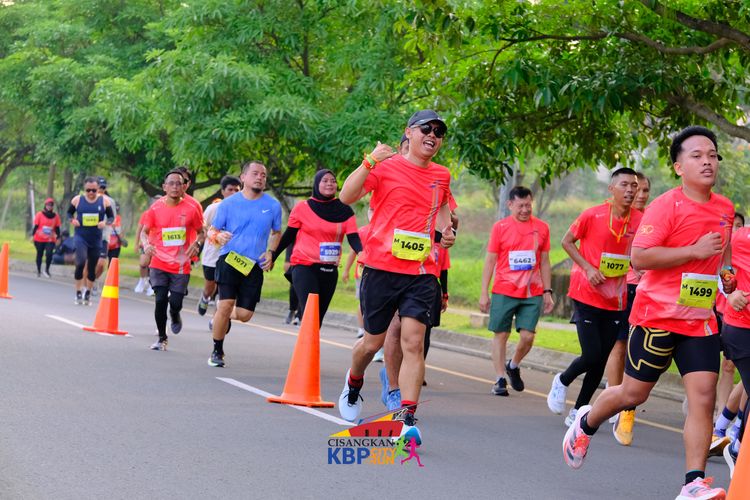 Race photo from CISANGKAN KBP CITY RUN 2025