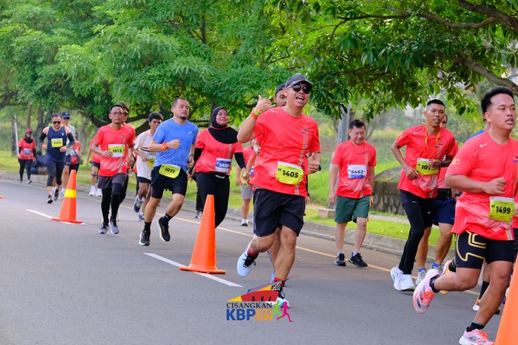 Race photo from CISANGKAN KBP CITY RUN 2025