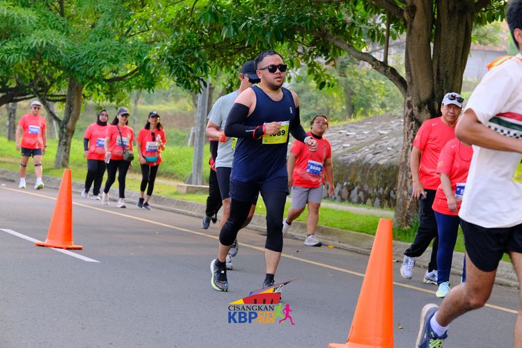 Race photo from CISANGKAN KBP CITY RUN 2025