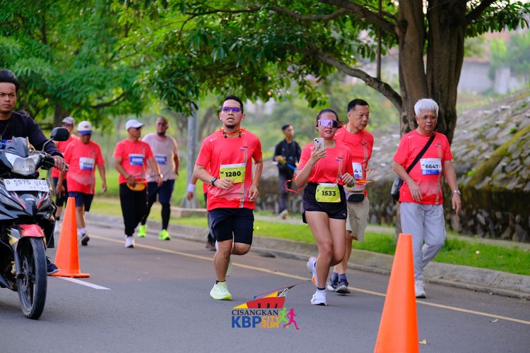 Race photo from CISANGKAN KBP CITY RUN 2025