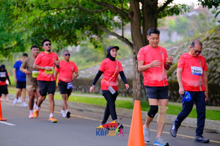 Race photo from CISANGKAN KBP CITY RUN 2025