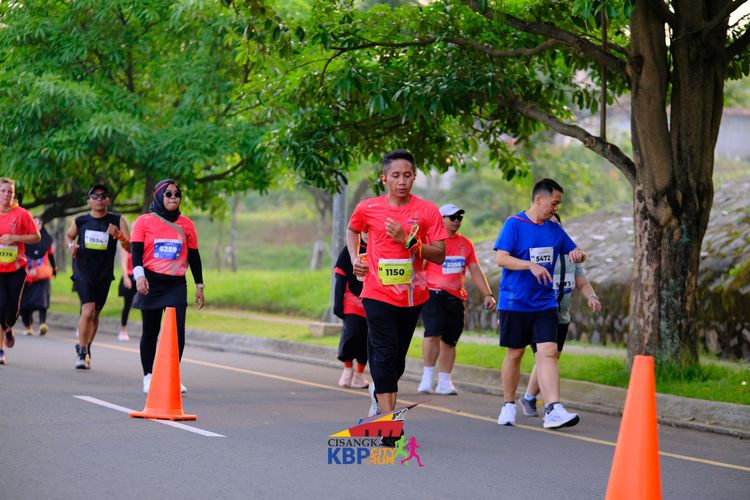 Race photo from CISANGKAN KBP CITY RUN 2025