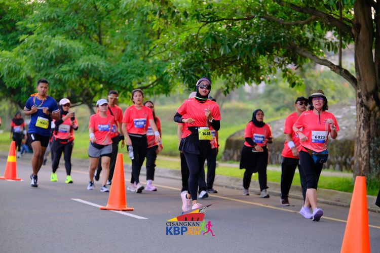 Race photo from CISANGKAN KBP CITY RUN 2025