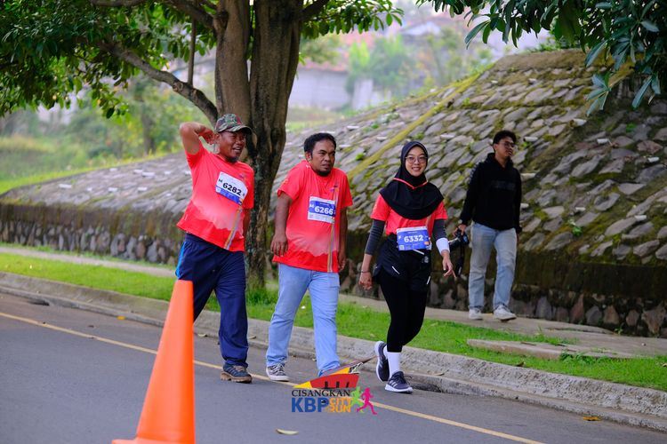 Race photo from CISANGKAN KBP CITY RUN 2025