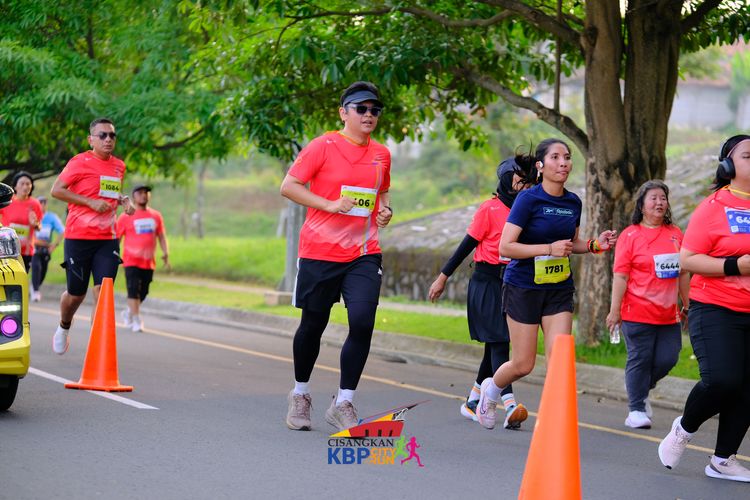 Race photo from CISANGKAN KBP CITY RUN 2025