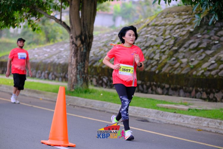 Race photo from CISANGKAN KBP CITY RUN 2025