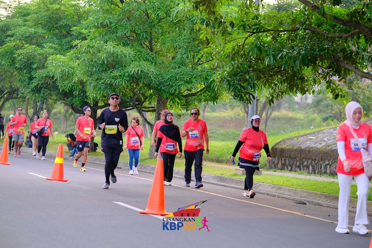 Race photo from CISANGKAN KBP CITY RUN 2025